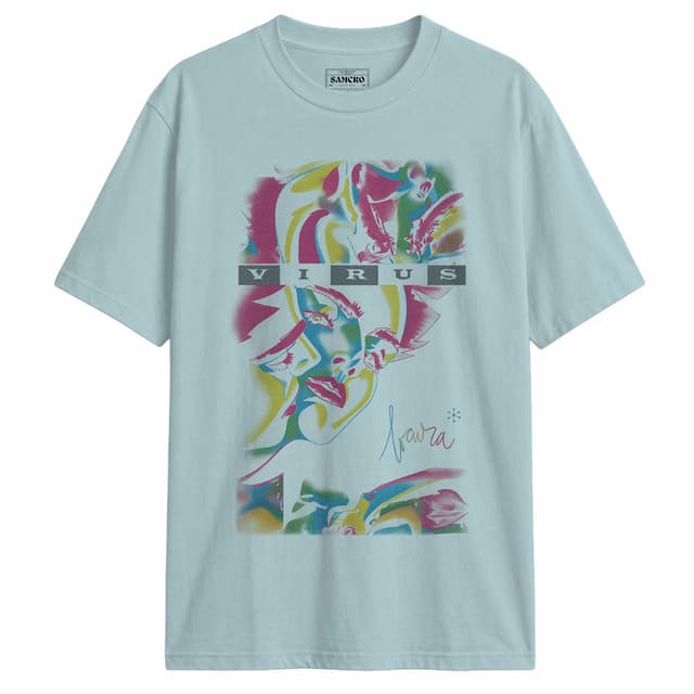 Virus - Locura Rostro Pop — Celeste